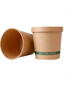 ✅ EMBALAGEM de Papel para Sopas e Caldos 1.000 cc - Envio Grátis 24h.