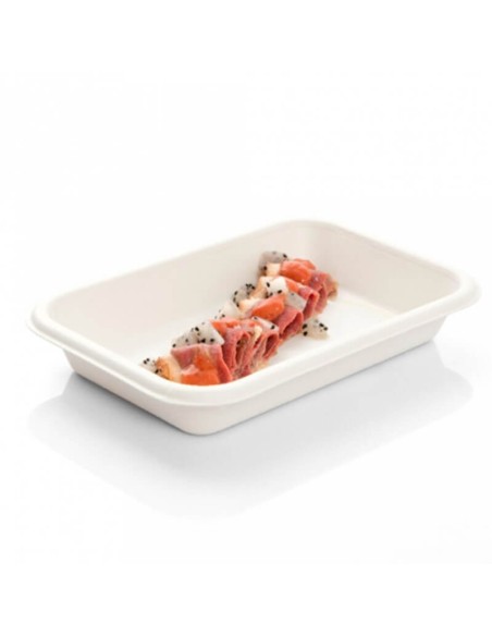 ▷ Tabuleiro de Cana-de-açúcar 180X120X25 mm 355 ml. /12 OZ - Envio 24h.