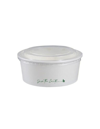 ✅ Taça de Salada de Papel Branca 500 ml - Envio Gratuito 24h.