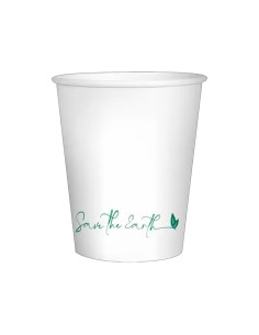 ▶️ Copo de papel branco 8 OZ - Envio em 24h.