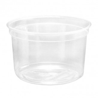 EMBALAGEM REDONDA PET 475 ml. (16 Oz.) (50 Unid.)