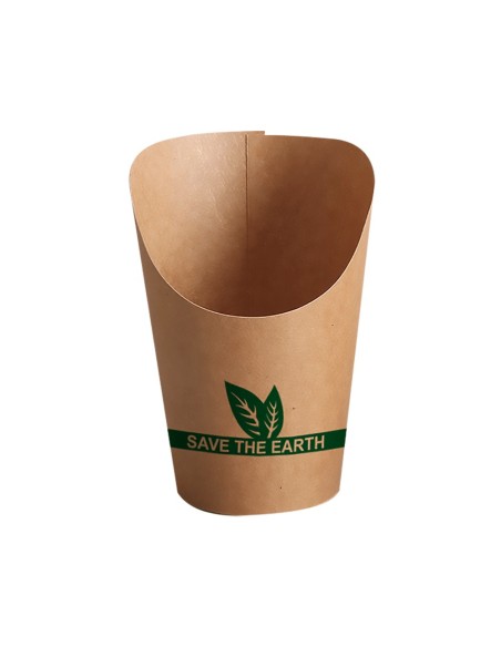▷ Copo de Cartão para Batatas Fritas e Wraps 230 ml.