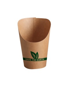 ▷ Vaso Cartón para Fritos y Wraps 500 ml. 2
