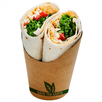 VASO CARTÓN FRITOS/WRAPS 500 ml 85x62x136 mm (50 Uds.)