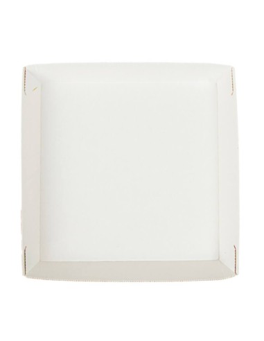 ▷ Tabuleiro de papel quadrado 23x23x2,9 cm - Envio 24h.