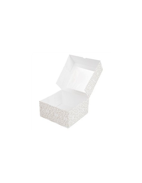▷ Caixa para Bolo com Janela 24x24x12cm – Envio Grátis 24h.