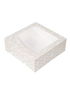 ▷ Caixa para Bolo com Janela 28x28x10cm – Envio Grátis 24h.
