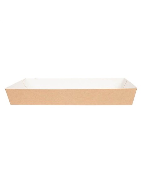 ▷ Tabuleiro de Papel Quadrado 25,5x18x3,7cm - Envio 24h.