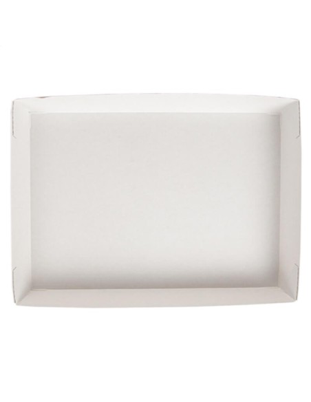 ▷ Tabuleiro de Papel Quadrado 25,5x18x3,7cm - Envio 24h.