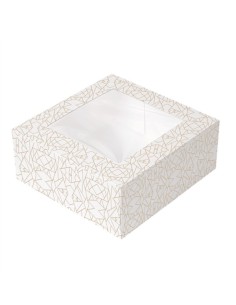 ▷ Caixa para Bolo com Janela 16x16x8cm – Envio Grátis 24h.