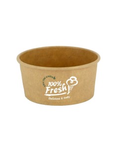 ▷ EMBALAGEM Gelado Castanho 4 OZ 120 ml. - Envio 24h.