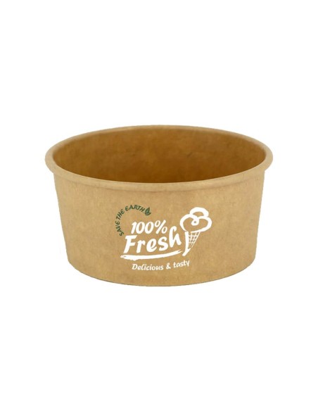 ▷ EMBALAGEM Gelado Castanho 4 OZ 120 ml. - Envio 24h.