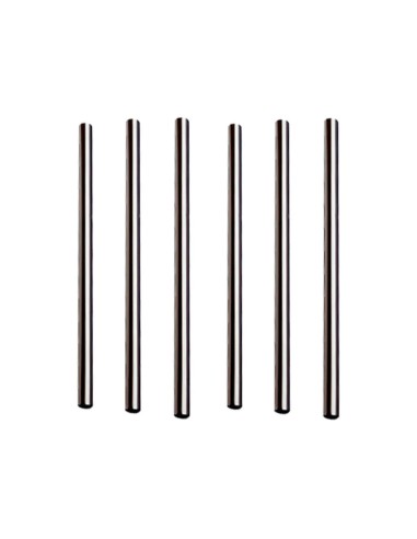 ▷ Palhinha de Papel Preta Cocktail 120x6 mm - Envio 24h