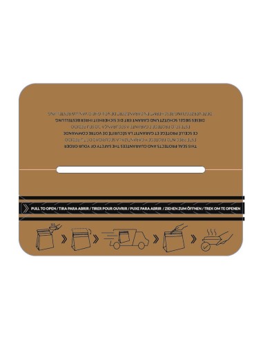 ▷ Fecho para Saco de Papel 19,5x15 cm - Envio em 24h.