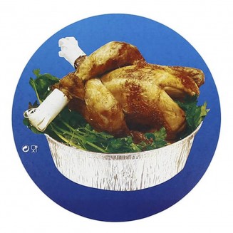 TAPA CARTÓN ECONÓMICA 20 cm. Ø (125 Uds.)