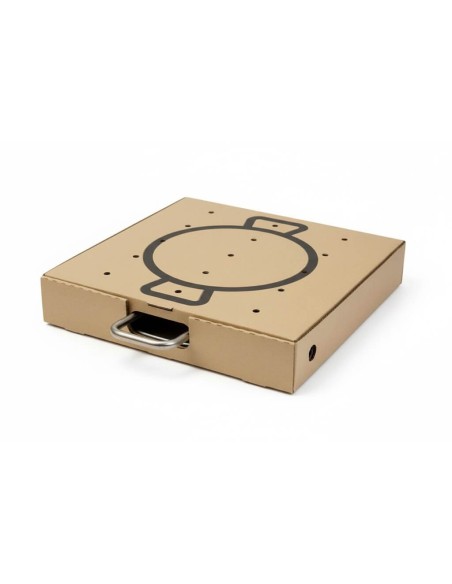 ✅ Caixa Castanha para Transportar Paelhas 60x60 cm - Envio Gratuito 24h.