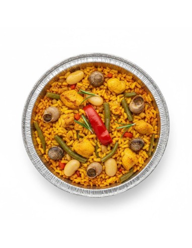 ✅ Embalagem de Alumínio Redonda para Paella - Envio em 24h.