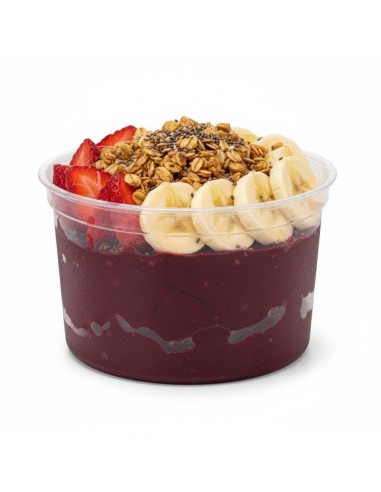 ▷ Embalagem Redonda PET 475ml/16 Oz. - Leve as suas bowls de açaí com elegância✅✅