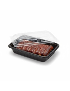 ▷ Bandeja para Meio Costela Preta Descartável - Envio 24h. 2