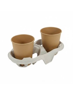 ▷ Portavasos de Cartón para Llevar 2 Bebidas - Envío 24h.✅✅ 2