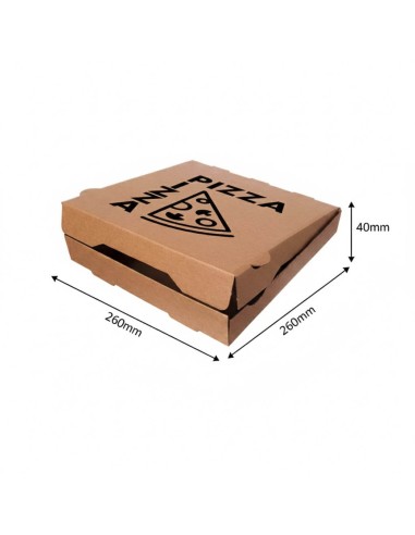 Caixas para Pizza com Design 26x26x4 cm. | Embalagens para Pizarias.