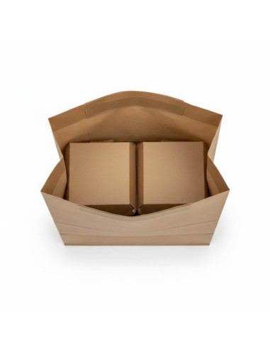 ▷ Saco de Papel Kraft Sem Alças 25+15X43,5 cm - Envio 24h.