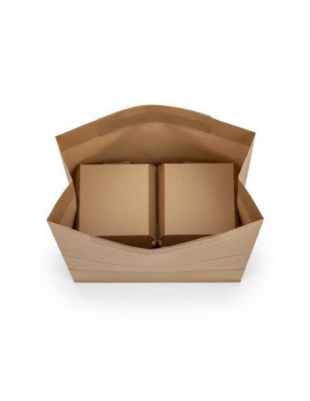 ▷ Saco de Papel Kraft Sem Alças 25+15X43,5 cm - Envio 24h.