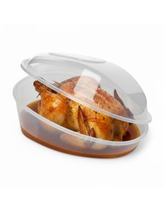 ▶︎ Envase para pollo transparente 242X181X112 mm. (90 Uds.) 2