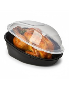 ▶︎ Embalagem para frango preto com tampa 242X181X112 mm. (90 Unidades) 2