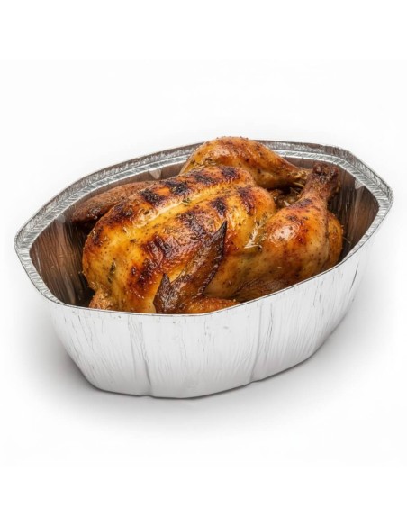 ▷ Embalagens de Alumínio para Frango Assado 2600 cc - Envio em 24 h.