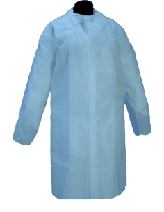 Bata Descartável Azul Polipropileno - Envio em 24h.