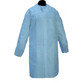 BATA DESECHABLE AZUL CIERRE VELCRO 35 gr. (50 Uds.)