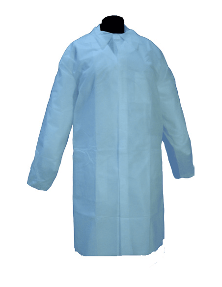 Bata Descartável Azul Polipropileno - Envio em 24h.