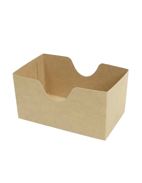 Caixa para Sandes Aberta 120x70x65 mm | Cartão Kraft |