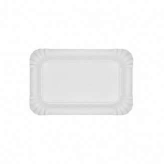 BANDEJA CARTÓN BLANCA 12X19 cm. N.3 (50 Uds.)