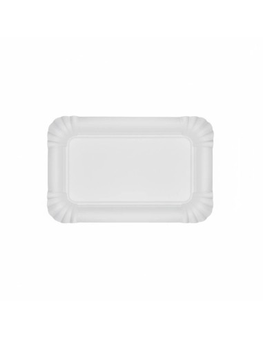 Tabuleiro de Cartão Branco 12×19 cm | Tabuleiros descartáveis