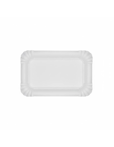 Tabuleiro de Cartão Branco 12×19 cm | Tabuleiros descartáveis