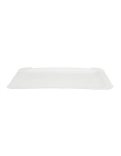 ?️Bandeja de Cartón Blanca 22x28 cm | Bandejas desechables 2