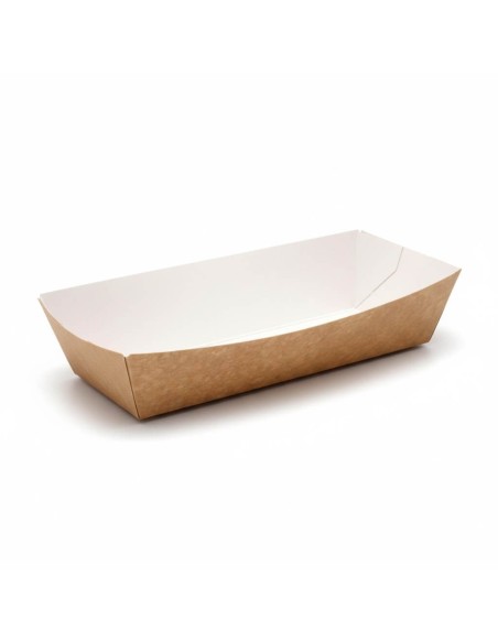 Tabuleiro de Papel para Cachorro-Quente 17×55×4 cm | Embalagens para Cachorros-Quentes
