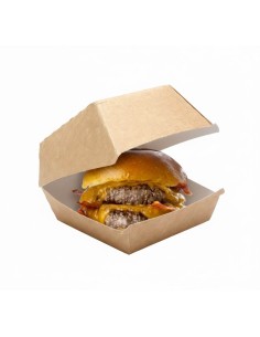 ? Caixa para Hambúrguer em Cartão 12x12x8,5 cm | Embalagens para Burgers 2