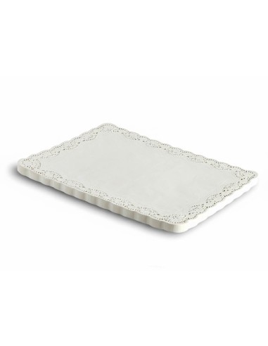 Renda branca vazada 14×24 cm – Apresentação e decoração|