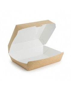 Caixa para Hambúrguer em Cartão 12x12x8,5 cm | Embalagens para Hambúrgueres