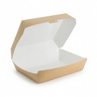 CAJA MENÚ PAPEL 195X100X70 mm (40 Uds.)