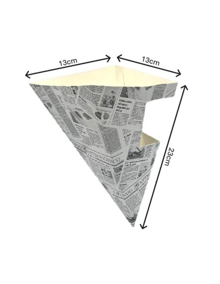 Embalagem para Churros em Cartão 130×130×230 mm | Embalagens para Churrarias
