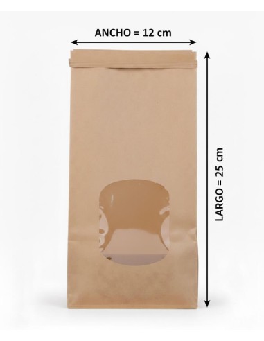 ▶️ Saco para fruta antiumidade 18x32+10cm