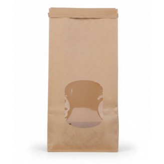 BOLSA SOS CON VENTANA Y CIERRE 12x7x25 cm. (100 Uds.)