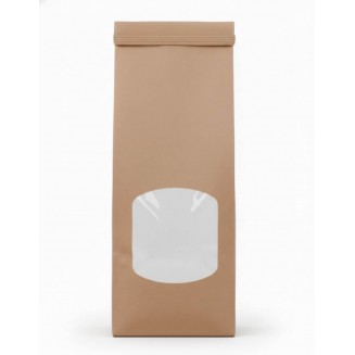 BOLSA SOS CON VENTANA Y CIERRE 9x6x25 cm. (100 Uds.)