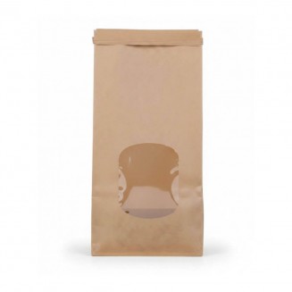 BOLSA SOS CON VENTANA Y CIERRE 12x7x25 cm. (100 Uds.)