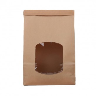 BOLSA SOS CON VENTANA Y CIERRE 21x9x35 cm. (100 Uds.)