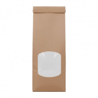 SACO SOS COM JANELA E FECHO 9x6x25 cm (100 Uds.)